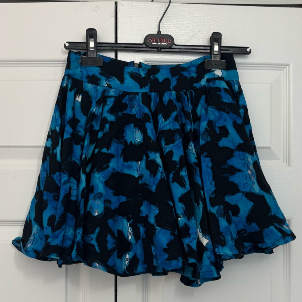 Reiss Blue and Black Skirt